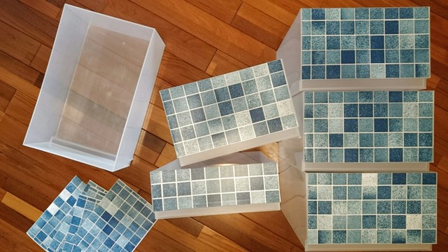 100均セリアのリメイクシートで 無印良品の引き出しを目隠し Antenna アンテナ