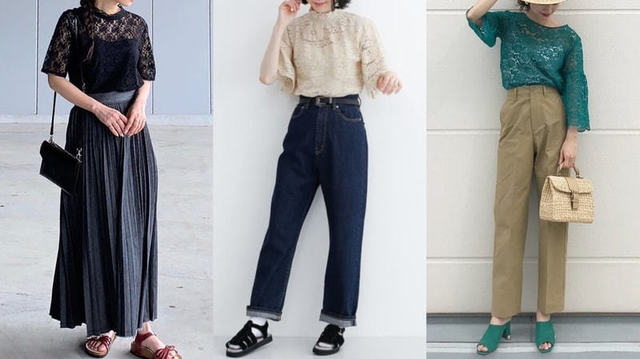 レーストップスのインナーってどうするの おしゃれに見える重ね着コーデ 26選 Antenna アンテナ