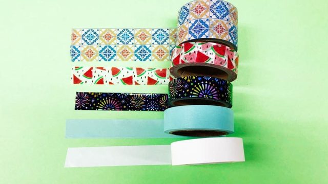 マスキングテープの収納にセリア インテリアボトル型 を使っています Antenna アンテナ