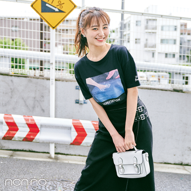 前髪を作っておしゃれ度増し増し 高田里穂の夏私服 メイク Antenna アンテナ