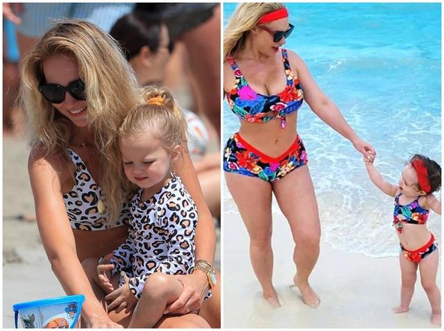 親子で おそろい水着コーデ セレブが急増中 Antenna アンテナ