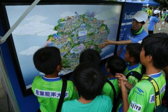 湘南vs南米王者の会場でindeedが仕事検索体験イベントを実施 サッカーにまつわる600の仕事をビジュアル化 Antenna アンテナ