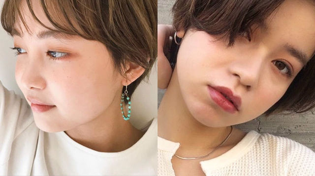 丸顔さんの ショート ショートボブ 小顔見えが叶う4つのコツと 髪色や年代別の似合わせ方を紹介 Antenna アンテナ