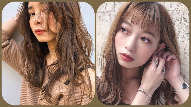 丸顔 ロングヘア 前髪なしor前髪あり 3つのコツをおさえて似合う髪型を見つけて Antenna アンテナ