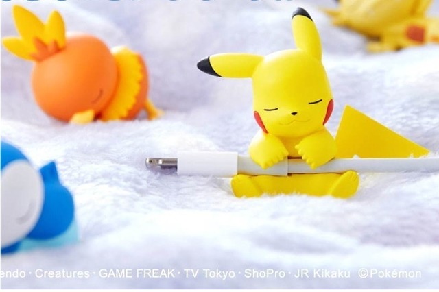 ポケモン すやすや オン ザ ケーブル ピカチュウ プリン ポッチャマが充電ケーブル断線予防 Antenna アンテナ