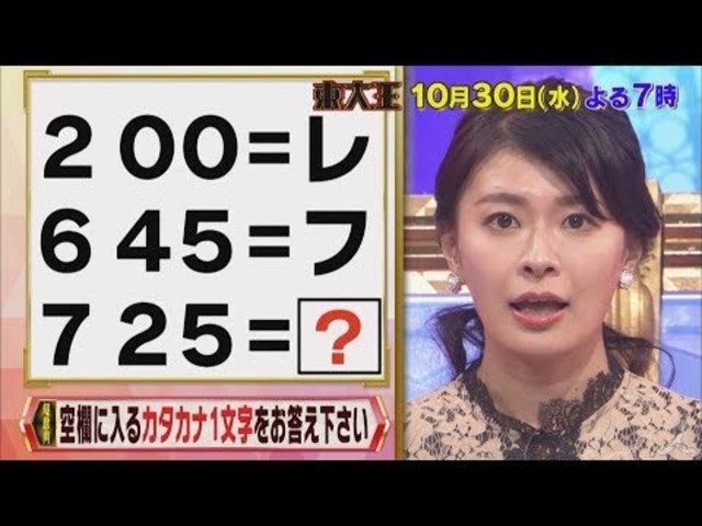 東大王 10 30 水 最強芸能人チームを前に大ピンチ 一体何が Tbs Antenna アンテナ