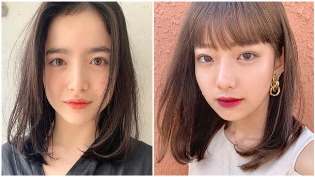 ボブ 前髪なし は丸顔にも面長にも似合う セットやアレンジ方法もお届け Antenna アンテナ