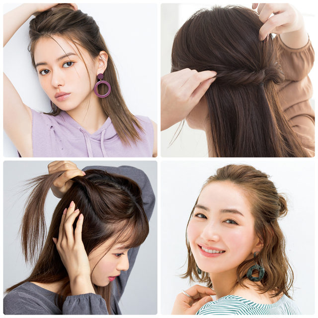 最新ヘアアレンジ 簡単 おしゃれなハーフアップ８選 お団子やくるりんぱなどおすすめハーフアップのやり方 Antenna アンテナ