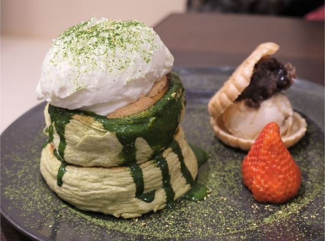 日吉 Cafe Du Paris カフェドゥパリ 抹茶のティラミスパンケーキ Antenna アンテナ