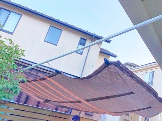 Diy 庭にシェードを使ったパーゴラ屋根を自作しよう Antenna アンテナ