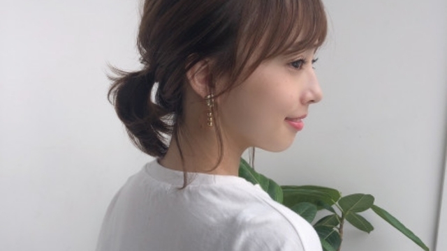 ゴムだけでok 髪が短い人でもできる超簡単 ショートポニー Antenna アンテナ