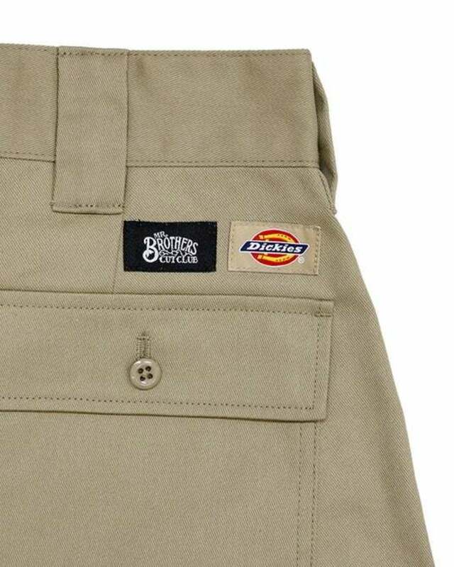 MR.BROTHERS CUT CLUB × Dickies KHAKI M MR.BROTHERS CUT CLUBがDickies(R)とのコラボによるバーバー仕様