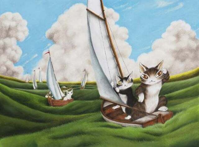 池田あきこの創作の原点に迫る「猫のダヤン スケッチ原画展」を柏