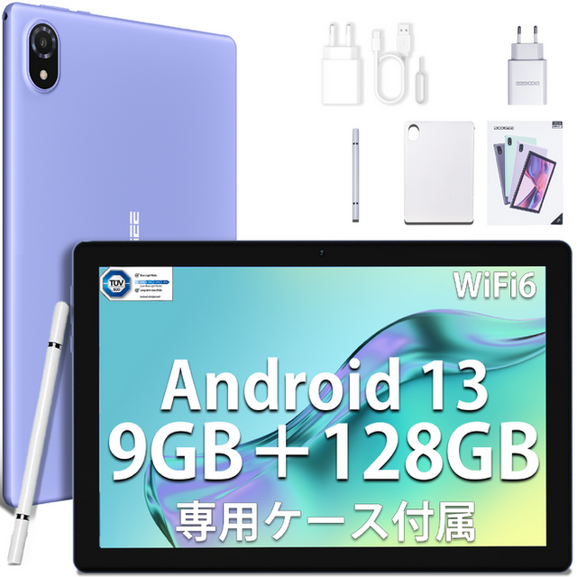 西側諸国 タブレット Android13 10インチ 8コアCPU 9GB+128G - PC