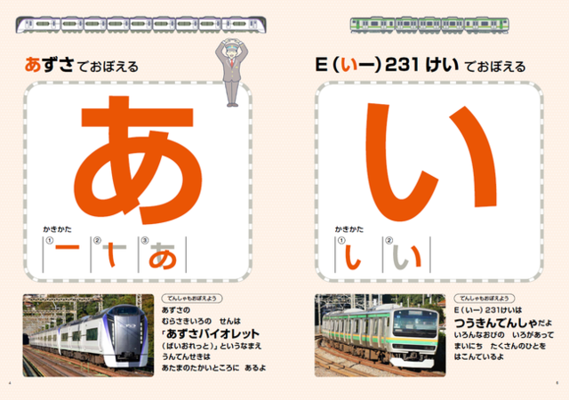 何度もくりかえし読むことで電車もひらがなもたのしくおぼえることができる 電車が大好きな子どもへのクリスマスプレゼントにおすすめ でんしゃでまなぶ あいうえお 刊行 Antenna アンテナ