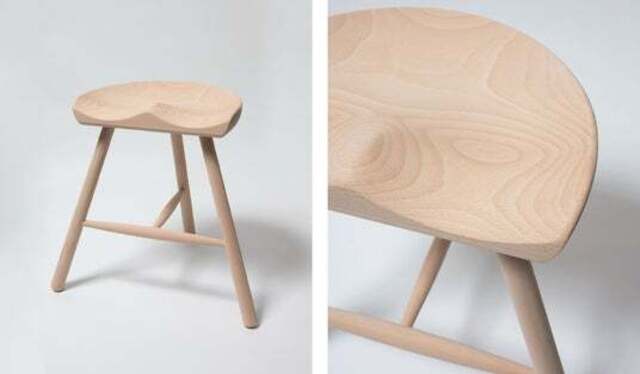 スツール W ハンドクラフト アクタス × クラフトシップス〉「Werner シューメーカースツール」に